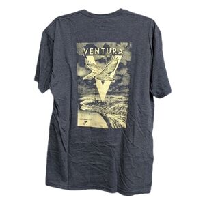 California Cut Ventura Pelican Heathered Blue T-shirt XL NWOT